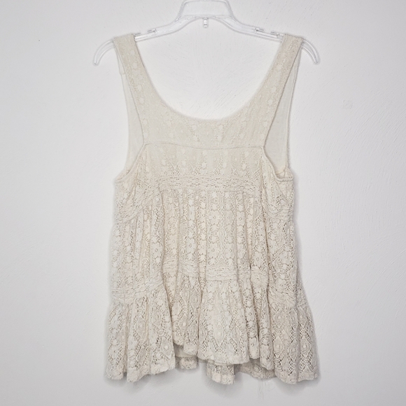 Urban Outfitters Staring at Stars Crochet Boho Festival Top Size Large - Picture 7 of 9